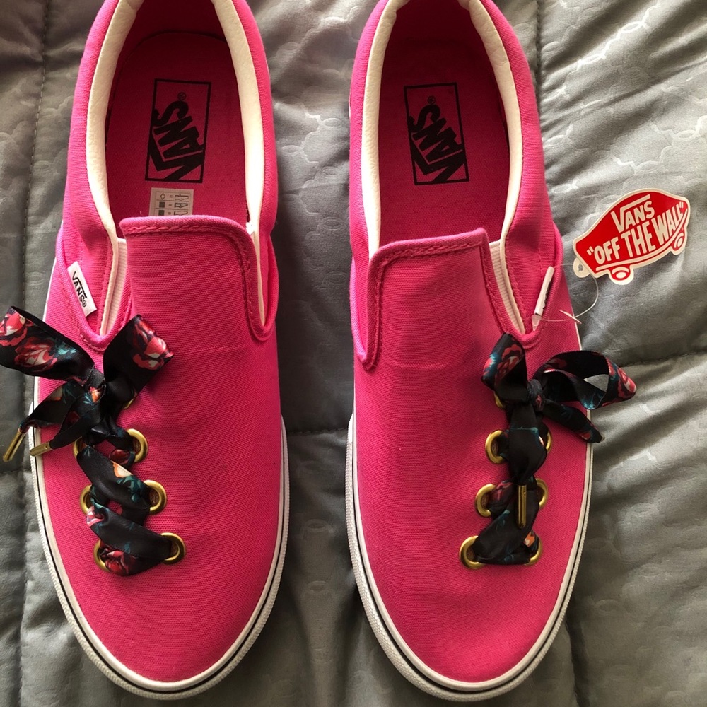 Satin ribbon slip on